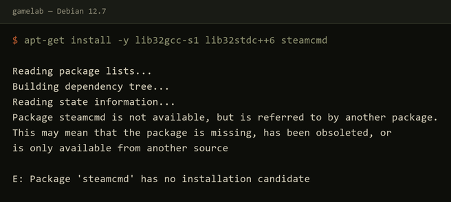 apt aborting the whole install because one package has no candidate