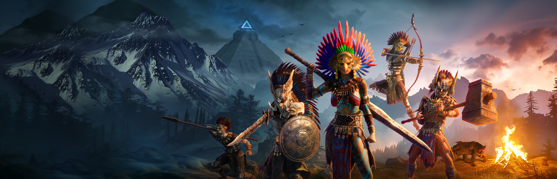 Soulmask Beyond Gravity update adds the Burning Highlands, new masks, and new bosses